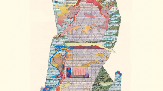 Detail of a proposal for the multi-purpose high-rise Swiss Cottage Tower, Spring 2010, by Peter Cook.
